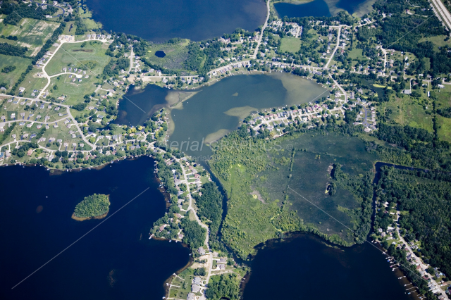 Squaw Lake in Genesee County, Michigan